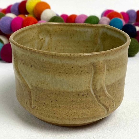 Studio Art Pottery Vintage Small Bowl with Handle Signed & Dated Bryan '93 Dip - Picture 6 of 9